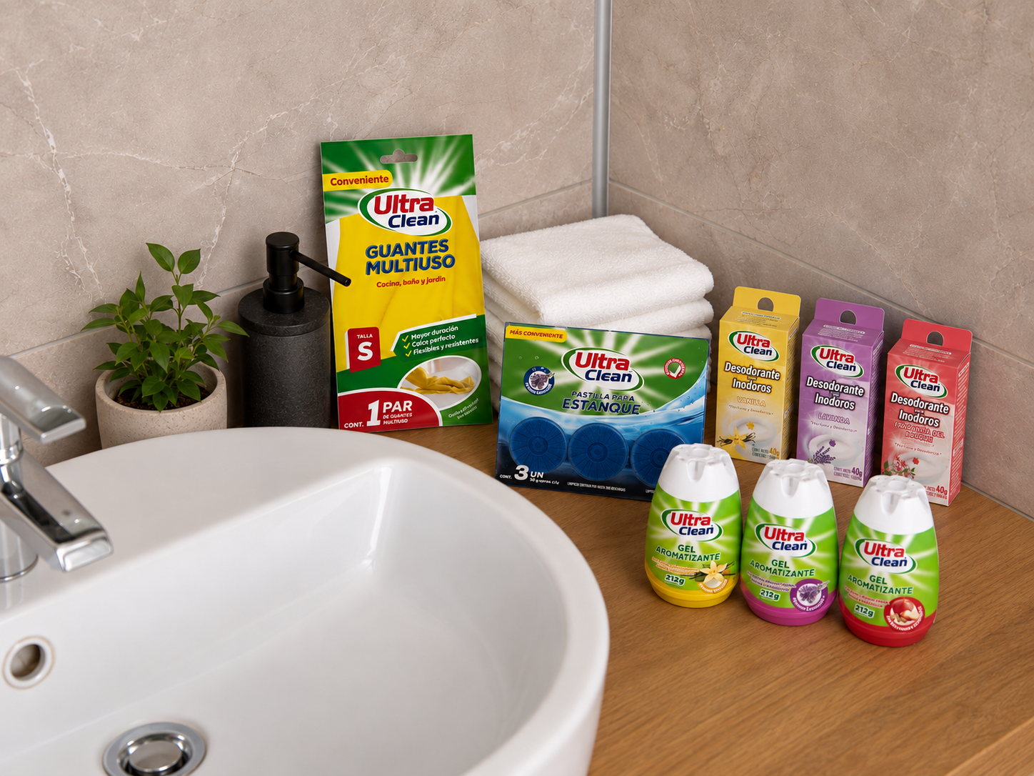 Productos de limpieza para baño Ultra Clean