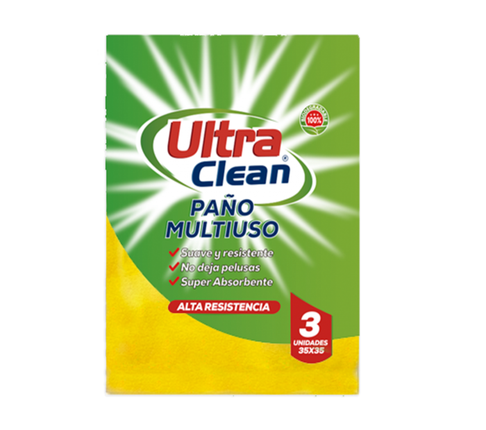 PAÑO MULTIUSO 35X35 CM CAJA 12 UNIDADES
